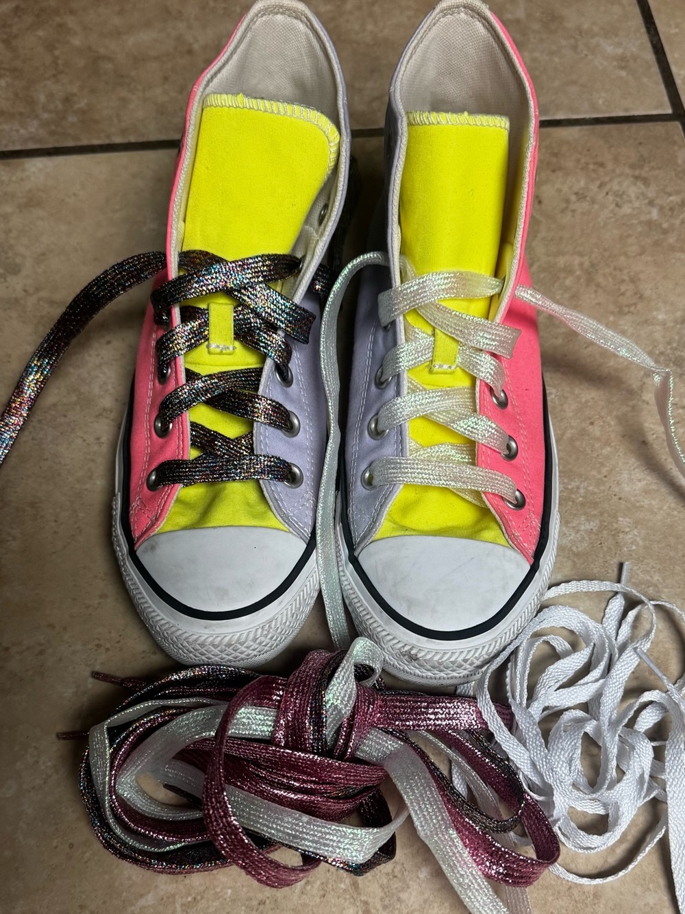Converse Chuck Taylor Electric Blush High Tops women’s size 8